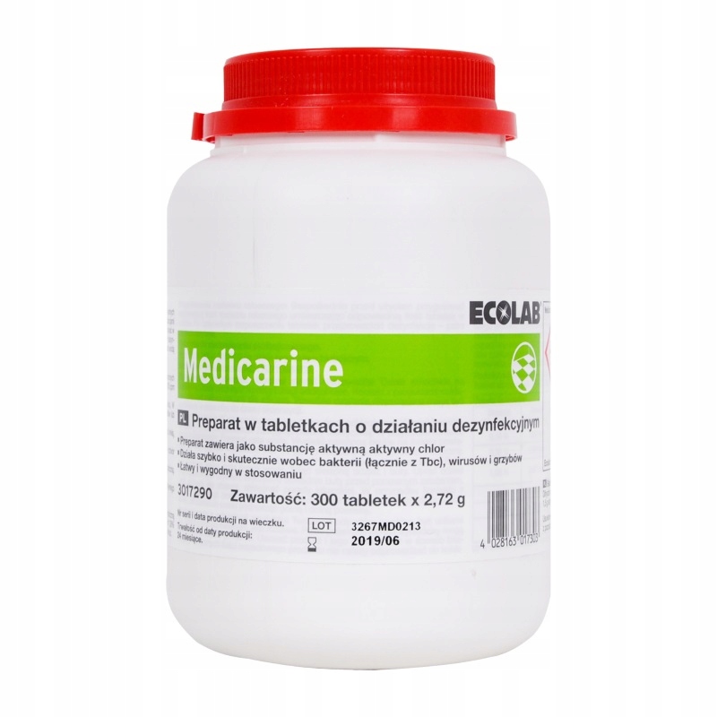 

Medicarine 300szt Tabletki Aktywny Chlor