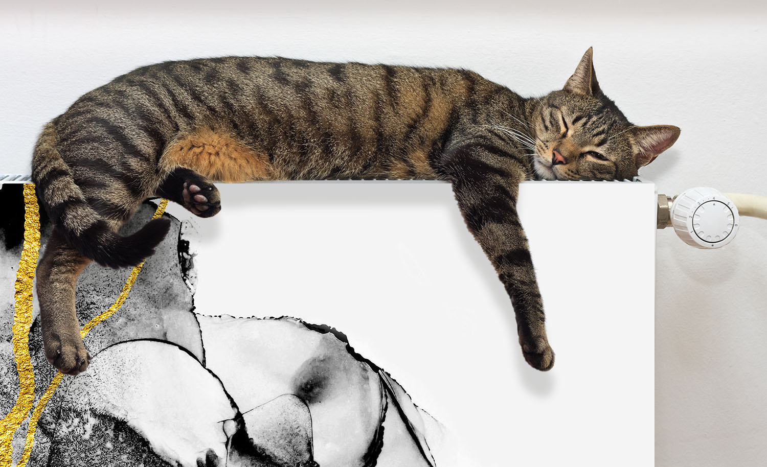 MAGNES MATA MAGNETYCZNA NA KALORYFER 100x60 MARMUR FOTOTAPETA Rodzaj produkt gotowy