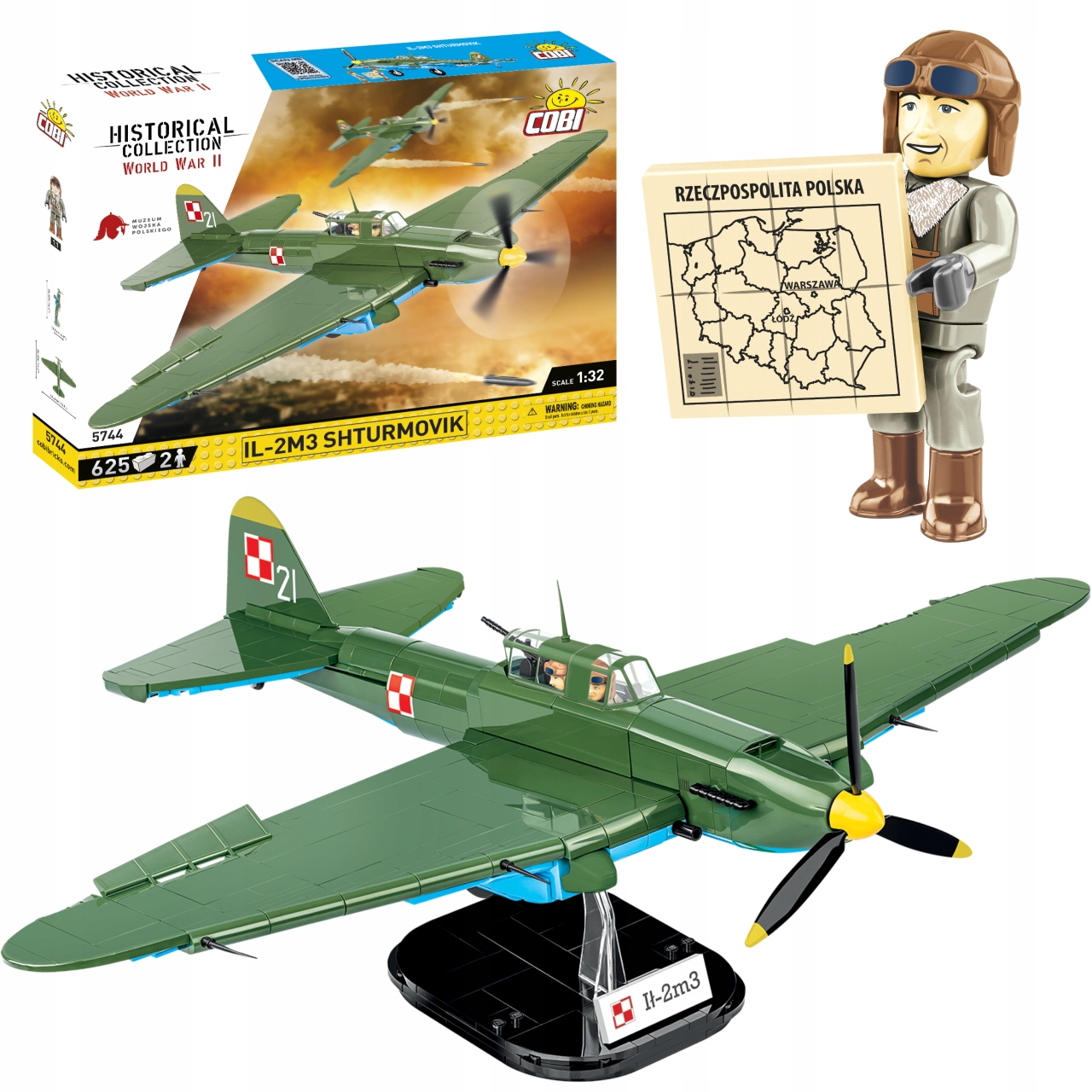 COBI-5744 Historical Collection Wwii Il 2M3 Shturmovik