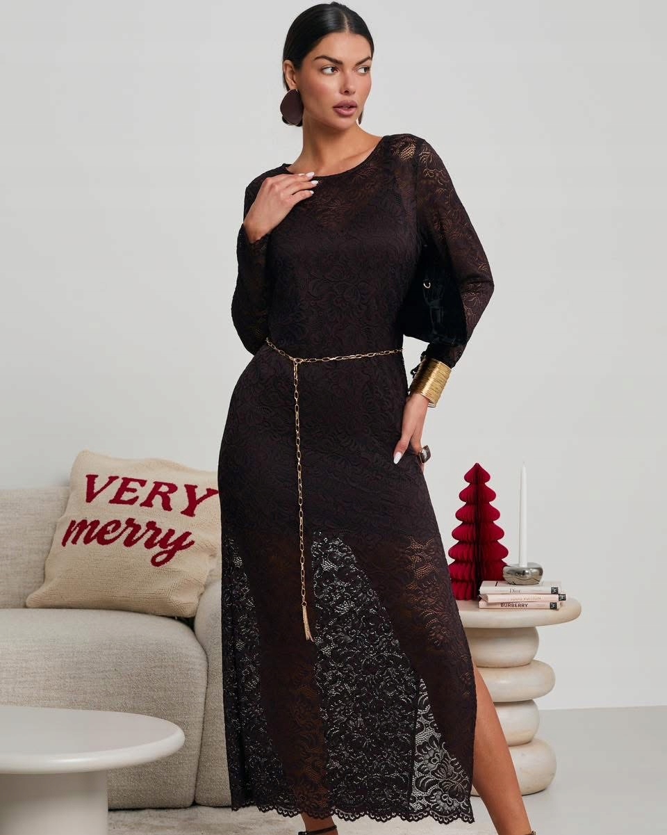 Šaty Černá Velikost L Polský Výrobce