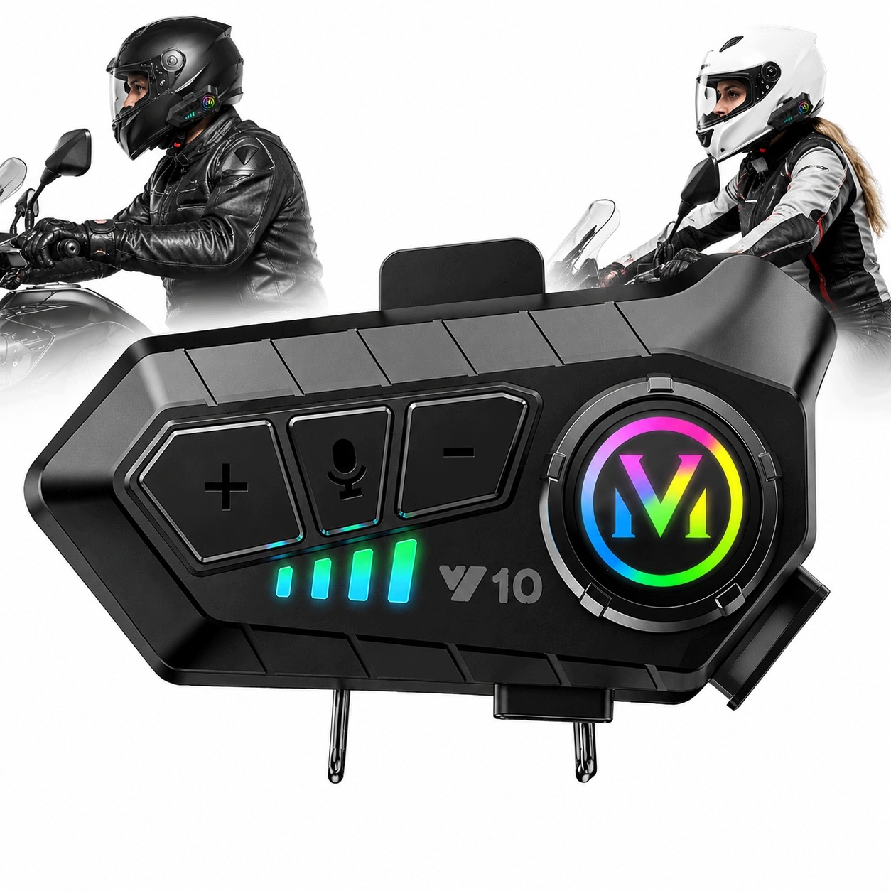 Interkom motocyklowy JYSafora Bluetooth z parowaniem do 300 m