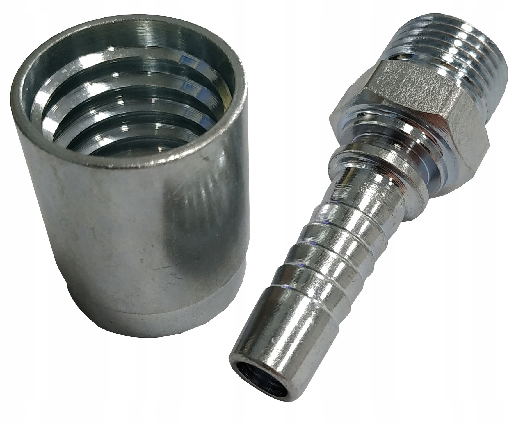 5 x Zákuska Prosta Nptf 1/2 S Pouzdrem DN10 3/8 Mtz