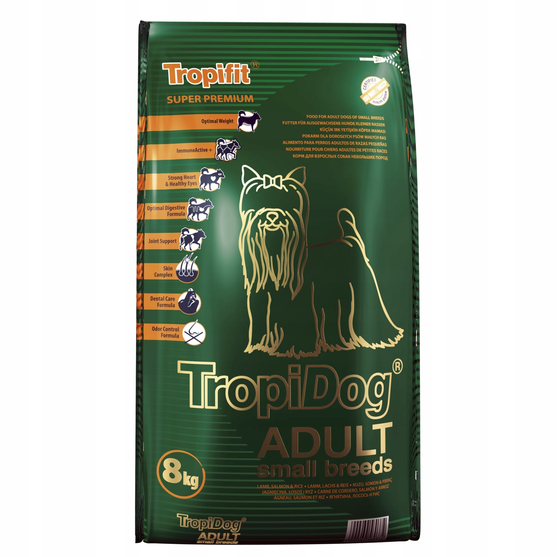 Tropidog Premium Adult Small Lamb & Salmon Jagnięcina i Łosoś 8kg