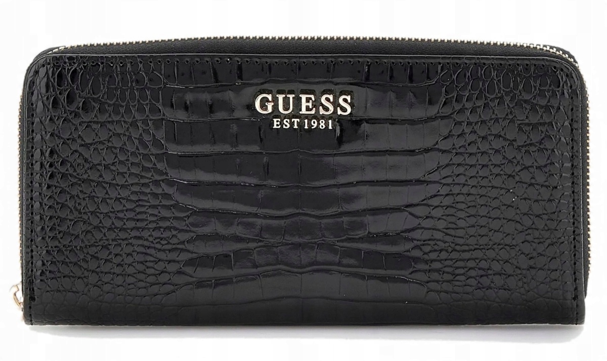 Velká Lakovaná Dámská Peněženka S Logovanou Krabička Jako Dárek Guess