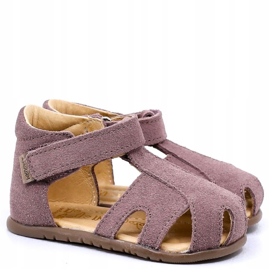Mrugała Barefoot MIMI 1111/6-50 Lawenda sandałki dziewczęce zabudowane 25