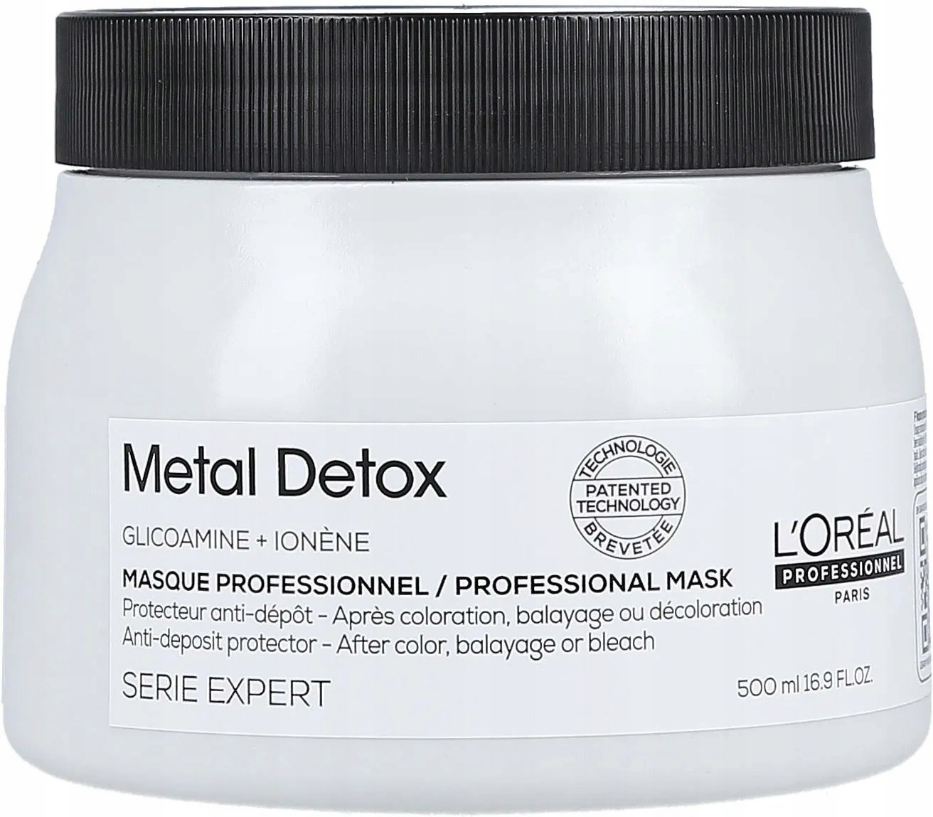 LOreal Metal Detox maska do włosów farbowanych neutralizująca metale 500ml