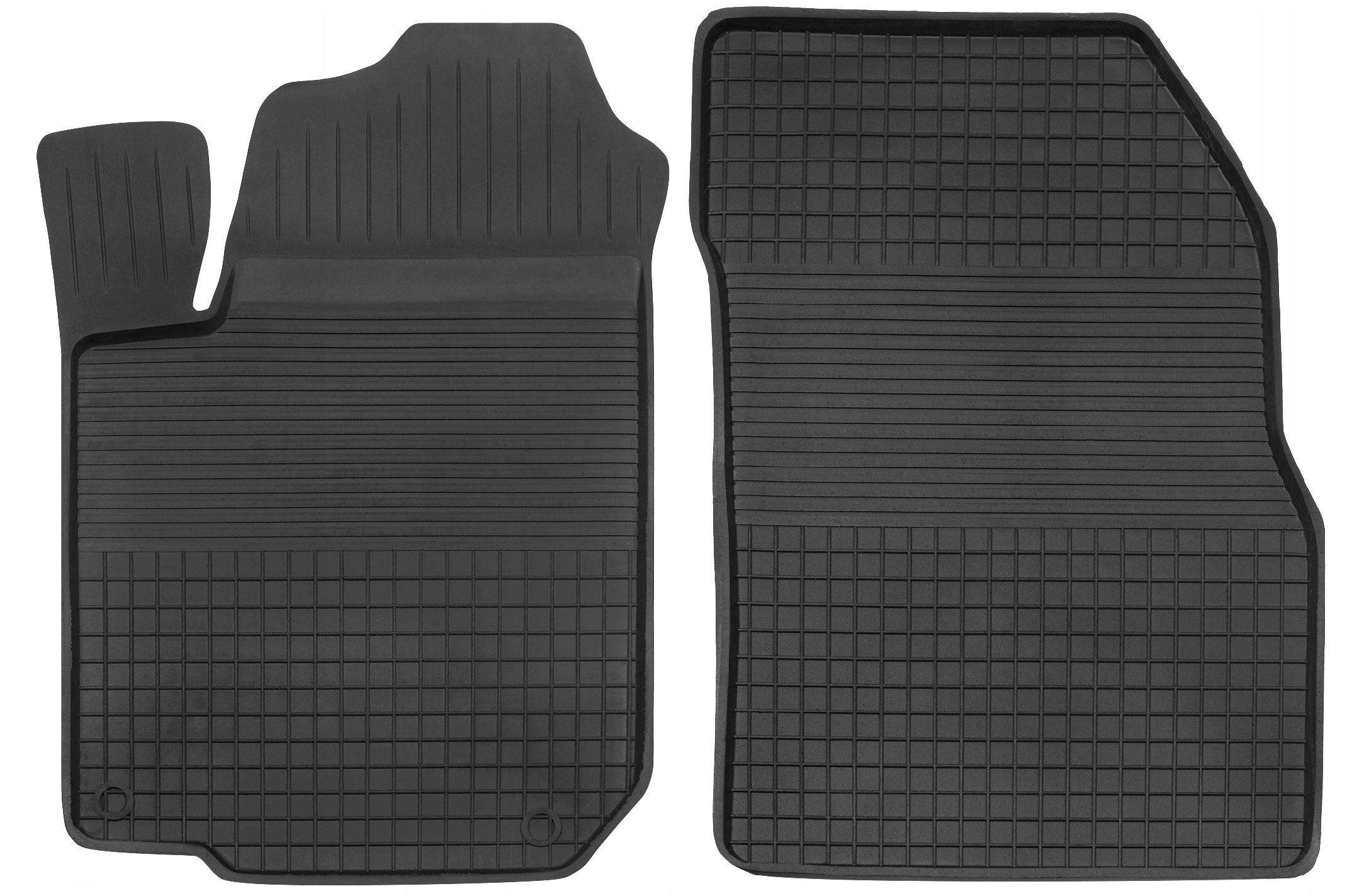 Dywaniki gumowe na przód rant 2 cm do Toyota Avensis III T27 09-18