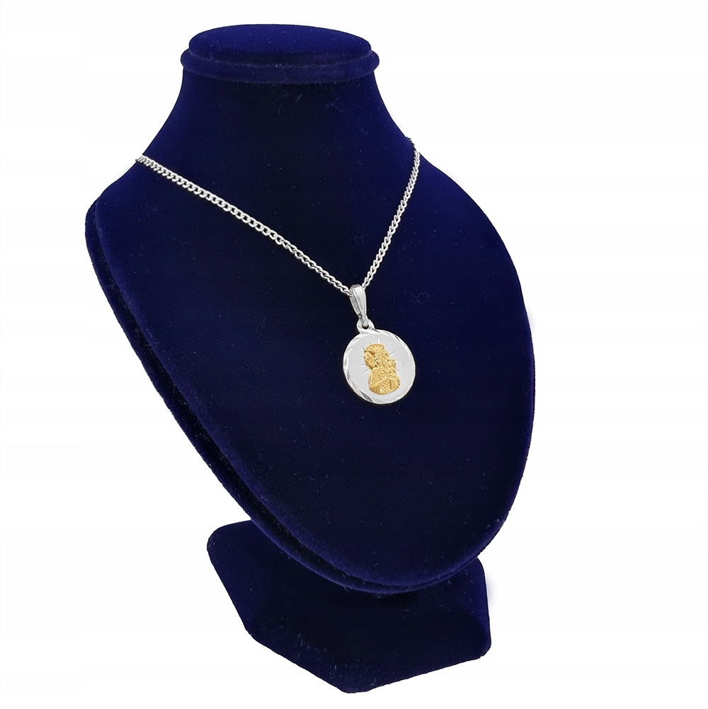 Naszyjnik Medalik Matka Boska Częstochowska Srebro pr. 925 Grawer | 45 cm Marka Ulex Premium