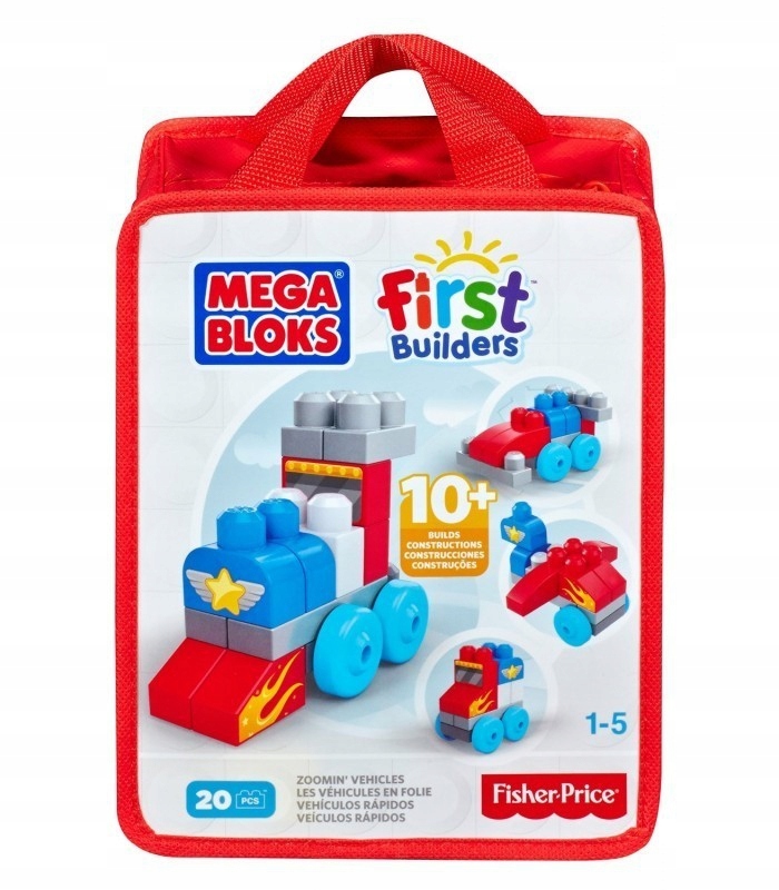 

Mega Bloks Pierwsze pojazdy Torba 20 elem. CNH09