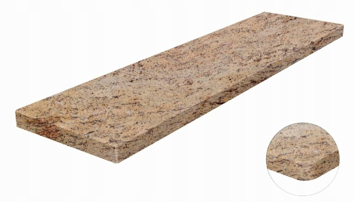 granit Shivakashi/ Ivory Brown, parapet zewnętrzny (Shivakashi) • Cena,  Opinie • Parapety 13464277674 • Allegro