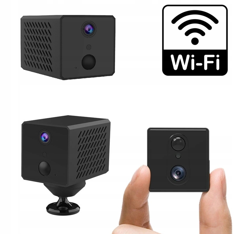 Mini Mała Kamera WiFi Ip Android iOS Reagująca Na Ruch, Tryb Dzień-noc