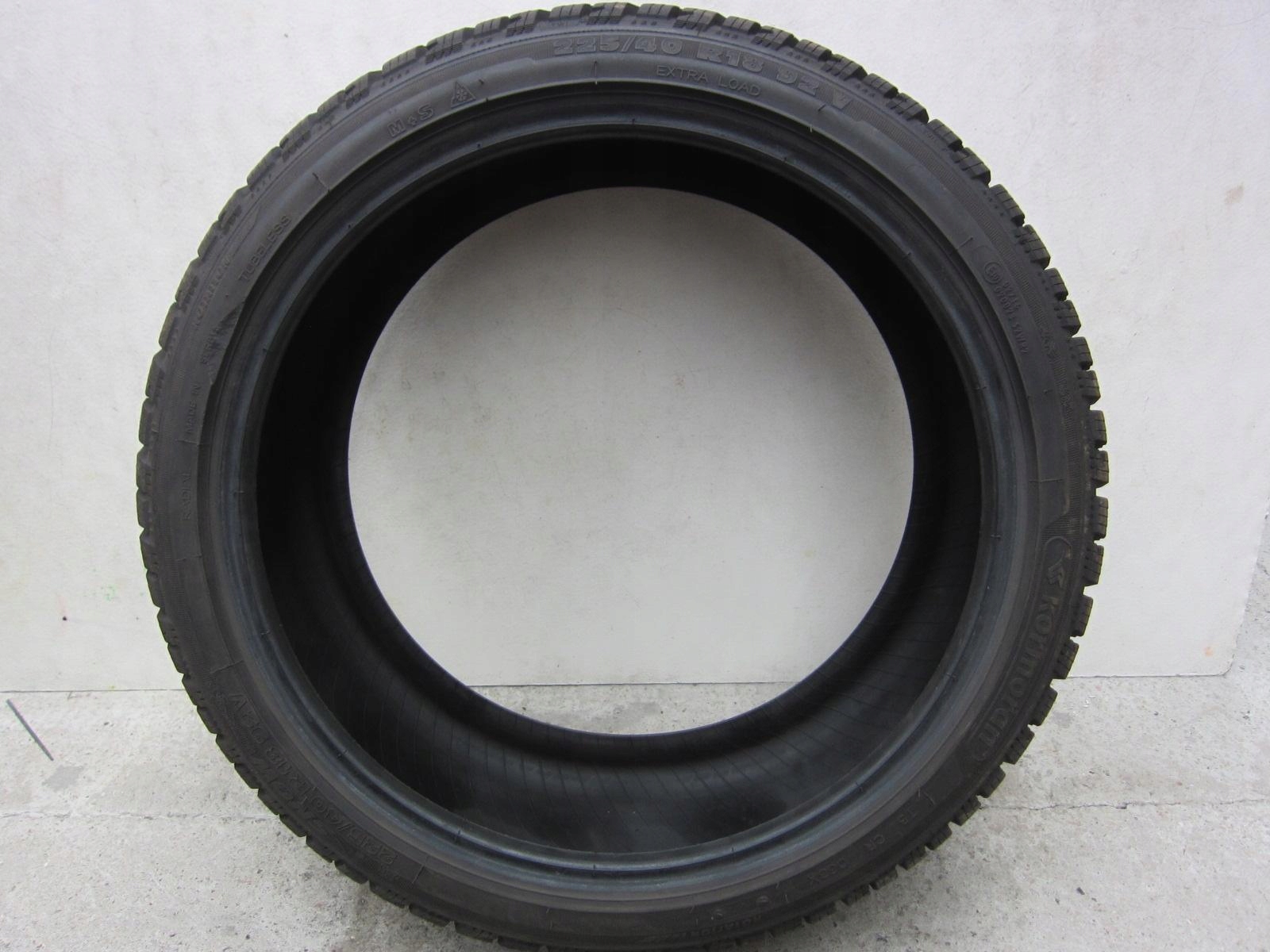 OPONY KORMORAN SNOW 225/40/18 R18 2X7.93MM 2X6.52MM 2019 2018 ZIMOWE Model Snow