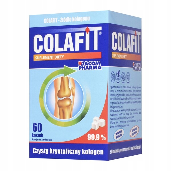 

Colafit Aż 99,9% Czystego Kolagenu Na 60 Dni