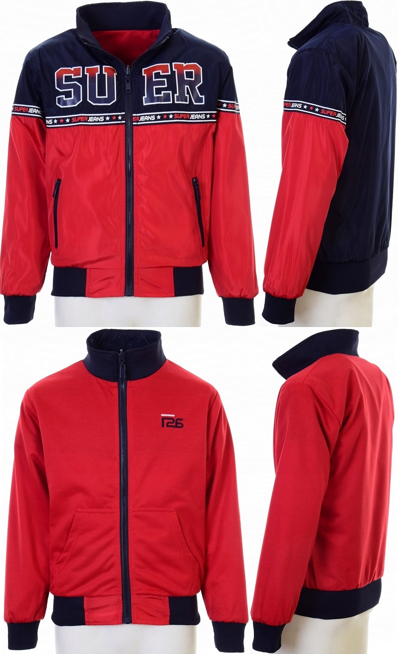 KURTKA DWUSTRONNA YK-01296B WIOSENA/JESIEŃ 146/152