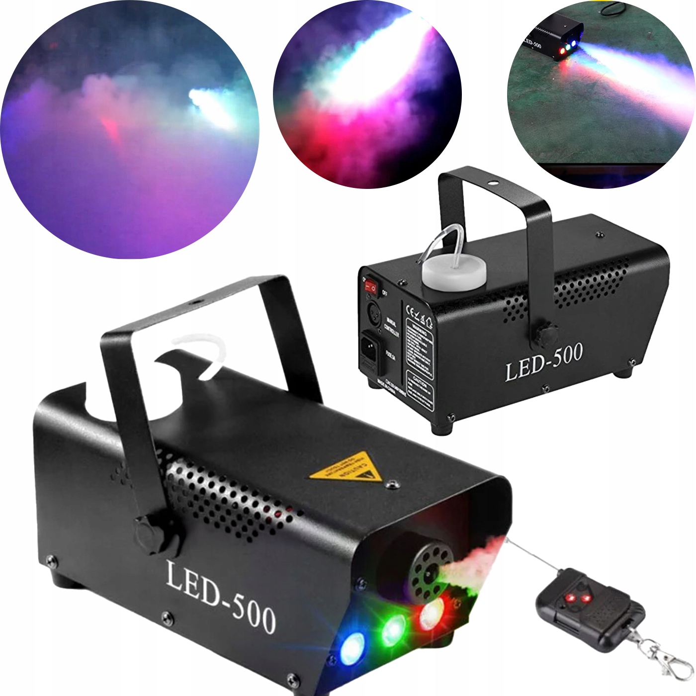 Profesionálny Stroj Na Dymovanie Rgb Led 500W Zadymovač Dymu Generátor Dymu
