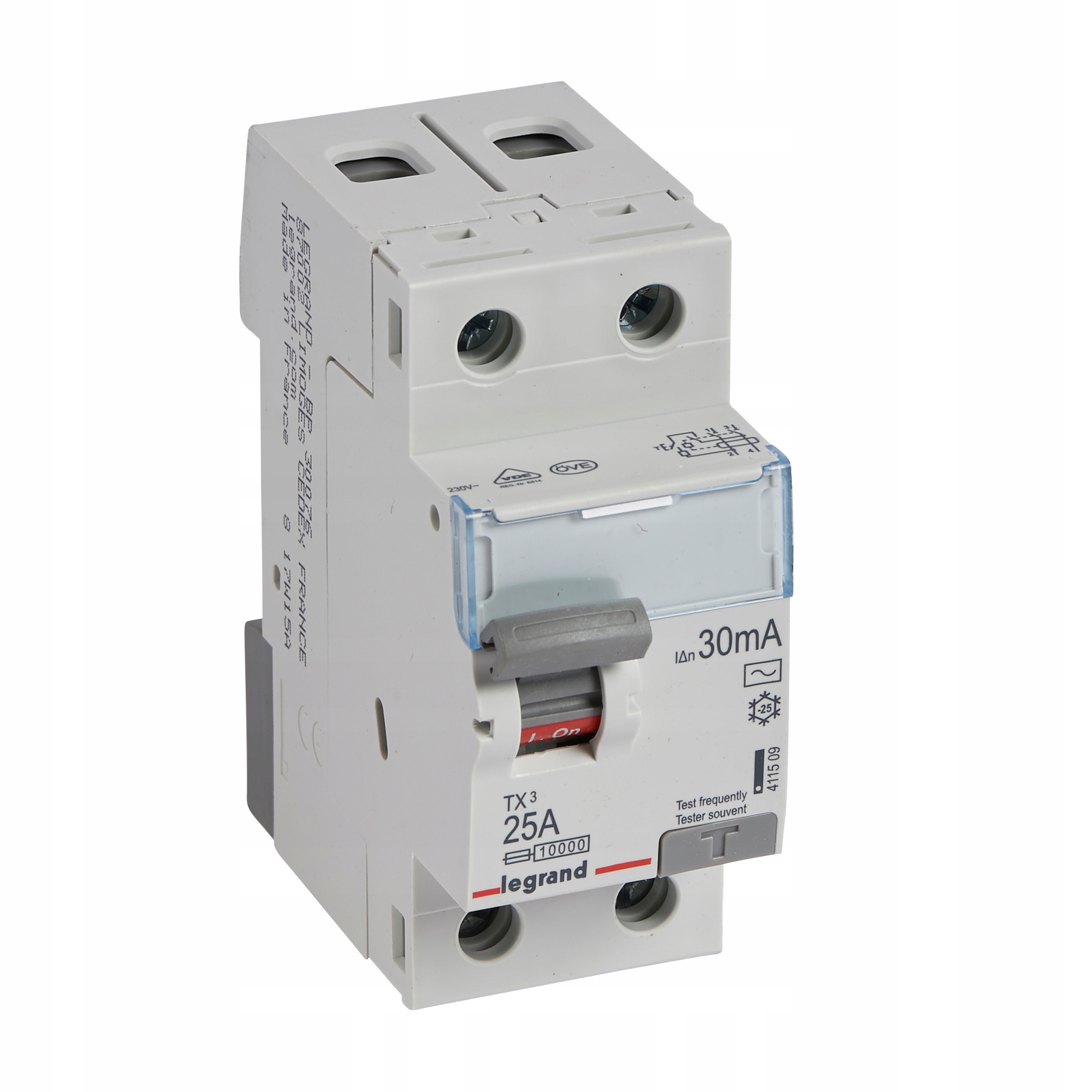 

Wyłącznik Różnicowoprądowy 25A 30MA 411509 Legrand