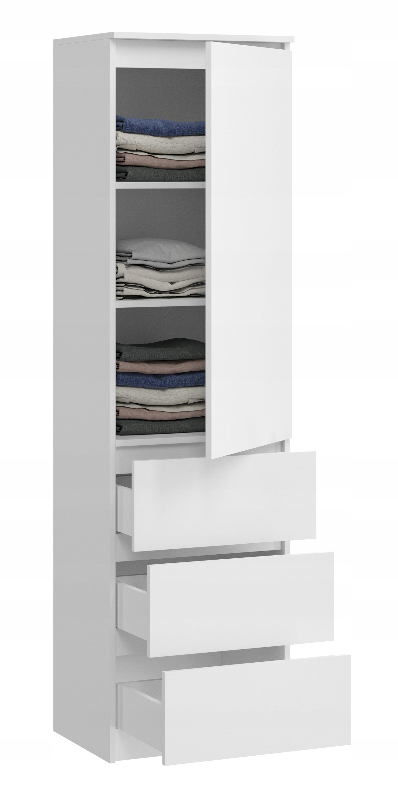 REGAŁ , BIELIŹNIARKA Z SZUFLADAMI MARCEL SZAFA BIAŁA Marka SaraMeble