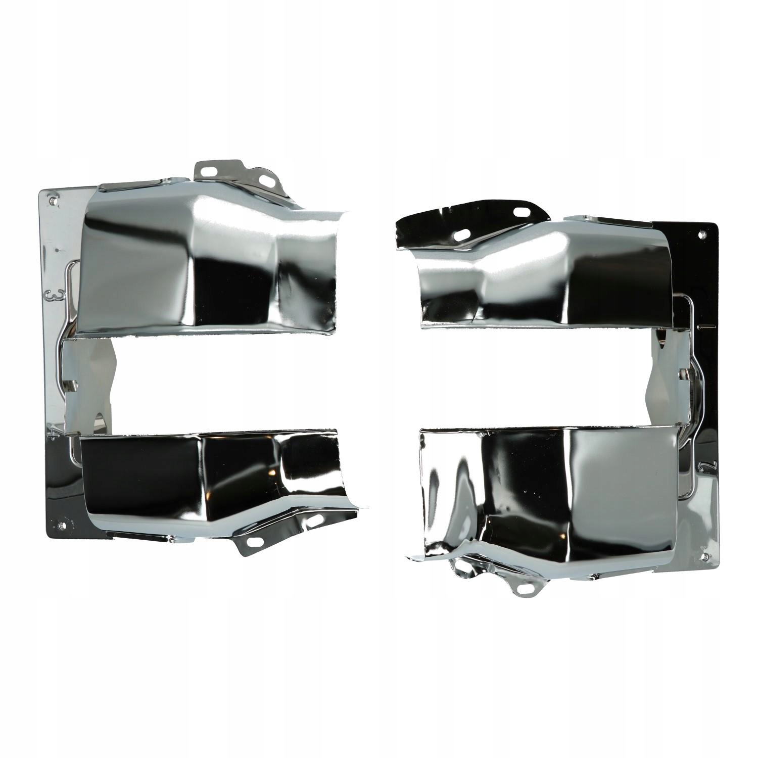 Blachy cylindrow pojedynczy kolektor chrom Garbus