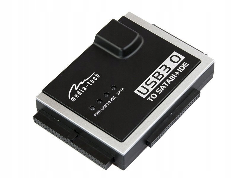 Adapter Usb 3.0 do dysków Hdd Ssd 2.5 3.5 cala Pata Sata z zasilaczem v2