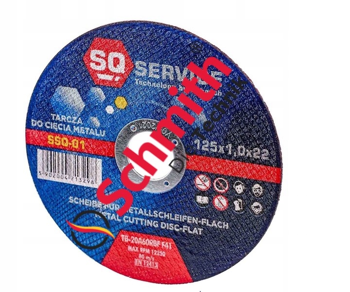 

Tarcza Do Cięcia Metalu Schmith 125x1,0 SSQ-01