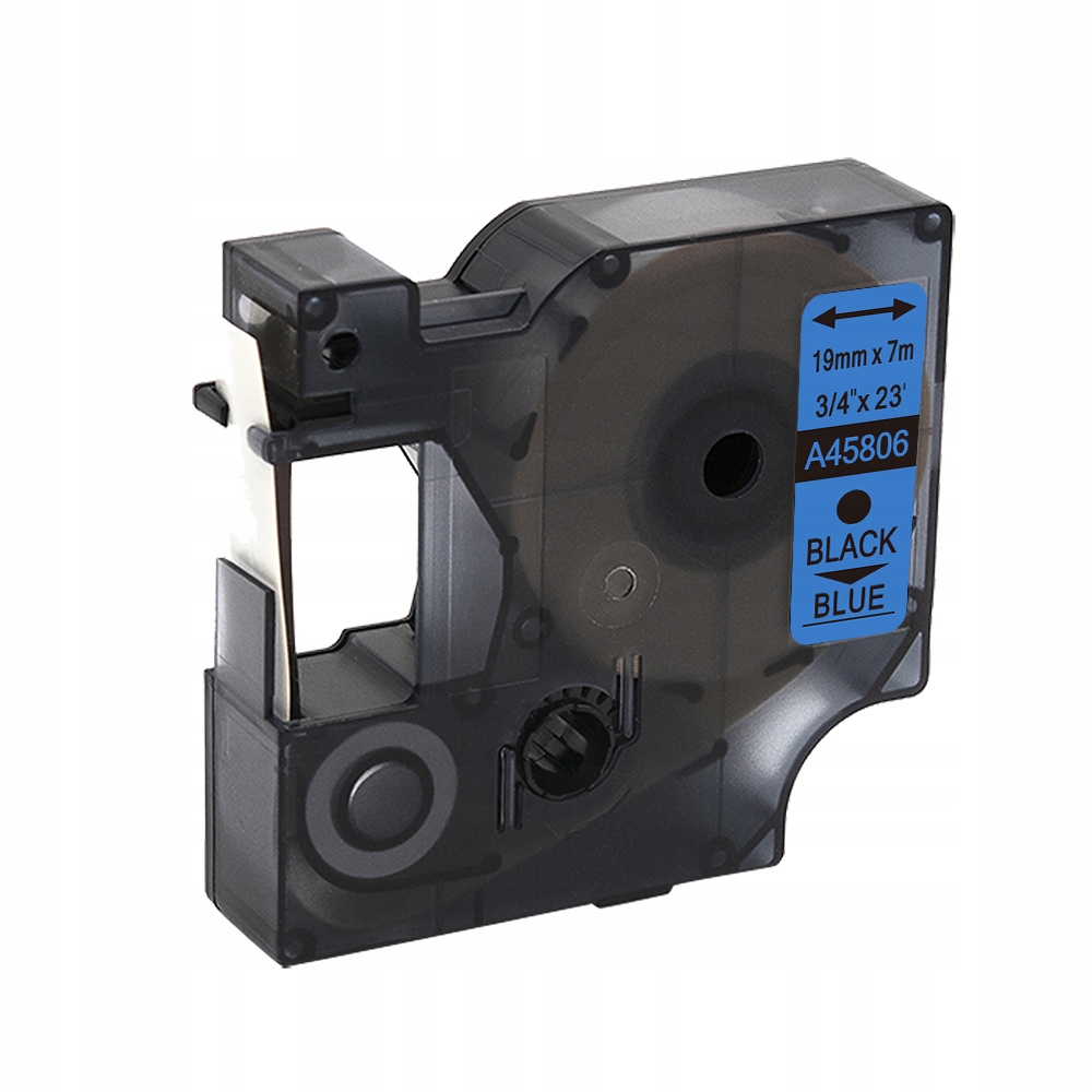 Taśma laminowana niebieska czarny nadruk 19mm x 7m A45806 do DYMO RHINO Marka Aimotech