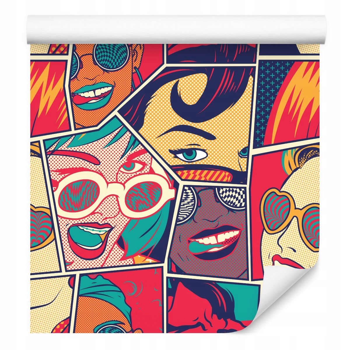 Tapeta pro mládež Retro Komiksy Pin Up Pop-Art