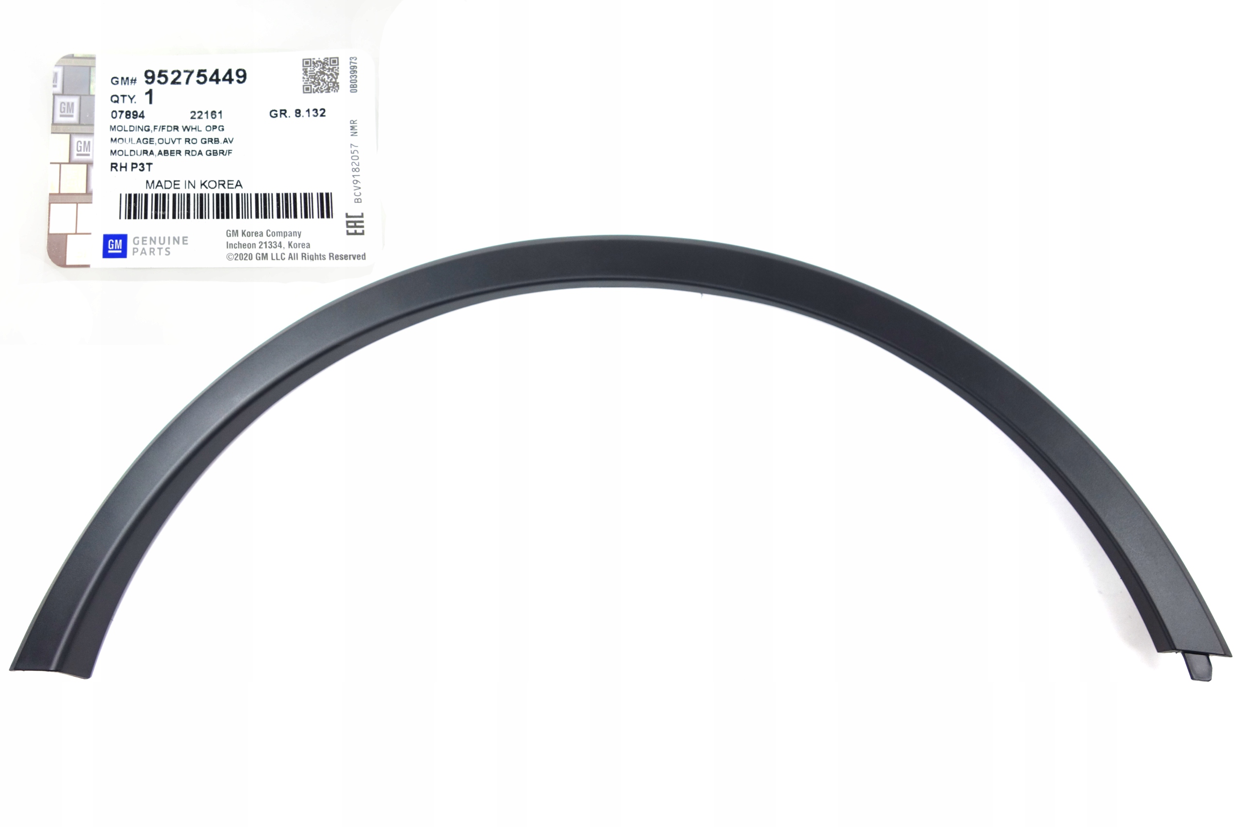 OPEL MOKKA LISTWA NAKŁADKA BŁOTNIKA PRZÓD PRAWA OE