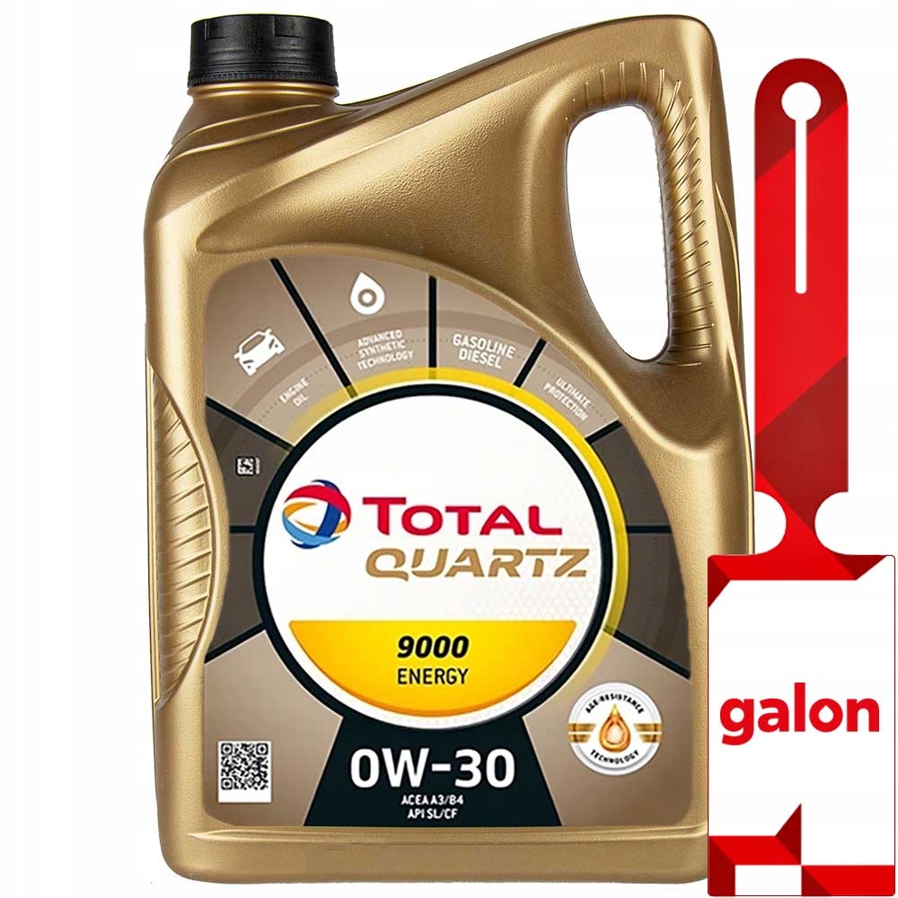Total Quartz 9000 Energy 0W30 4L syntetyczny olej silnikowy