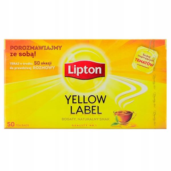 HERBATA LIPTON YELLOW LABEL EKSPRESOWA 50SZT. 0203
