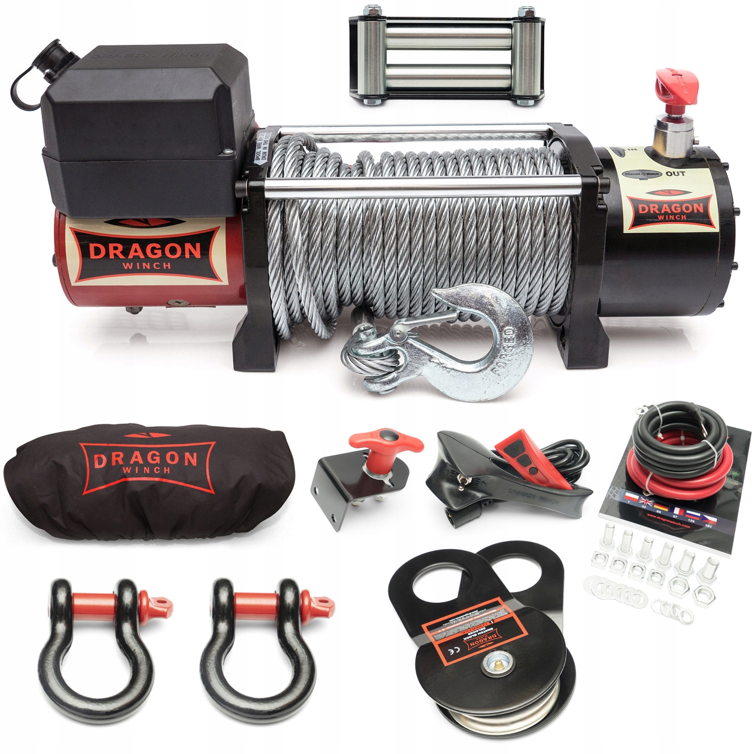 

Wyciągarka DWM13000HD Dragon Winch 6T WCIĄGARKA12V