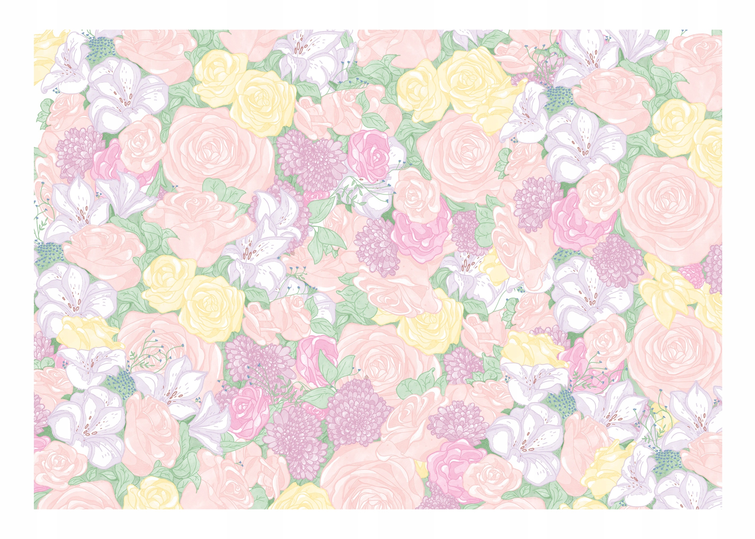 Fototapeta Pro dívky Květiny Barevné 416x254