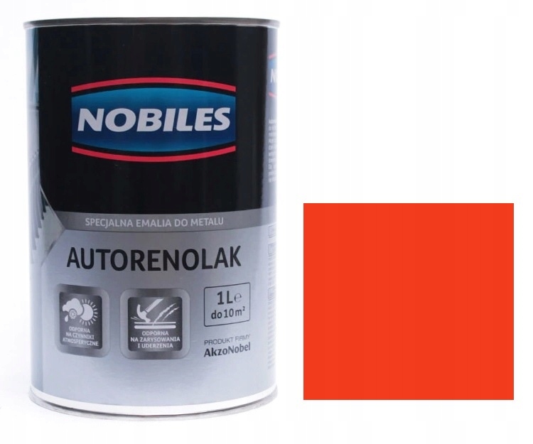 

Nobiles Autorenolak L-614 Czerwony Meksykański 1L