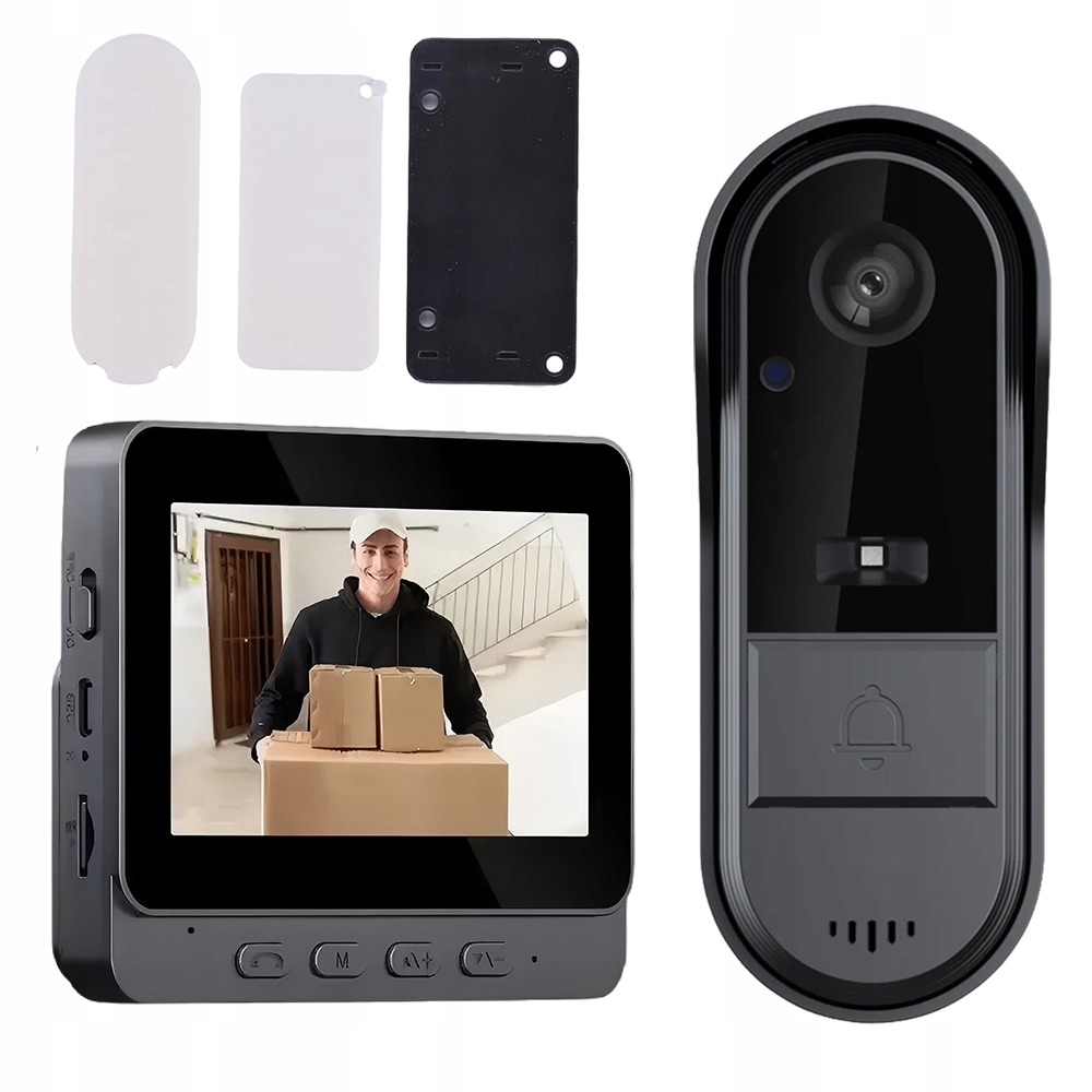 Hd Inteligentní Video Dveřní Zvonek S Kamerou, Bezdrátový Zvonek 480P