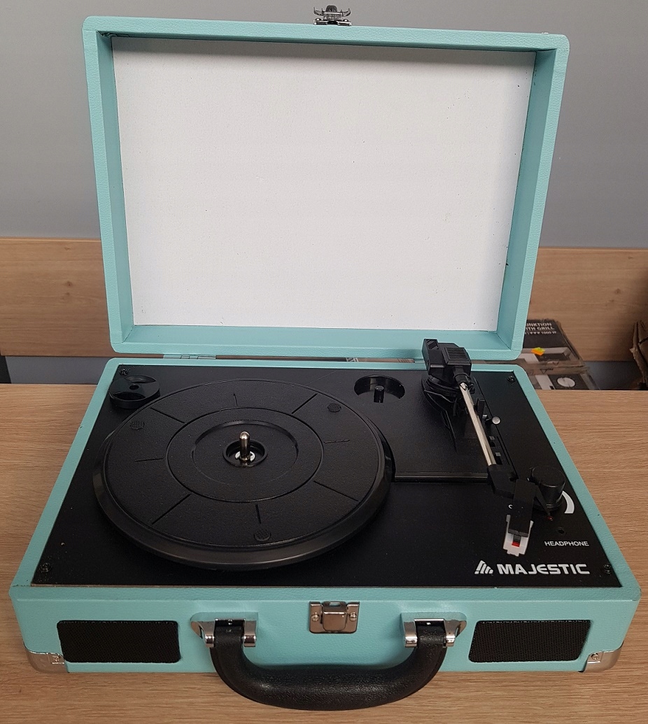 NIEBIESKI GRAMOFON MAJESTIC TT 28 USB SD AUX Kolor inny