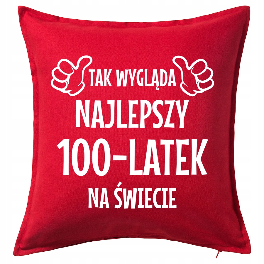 

Najlepszy 100-LATEK 100 Urodziny poduszka