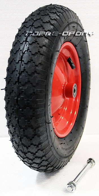 KÓŁKO 4.00-8 KOŁO DO TACZKI 400-8 400x8 Z OSIĄ Kod producenta KAT00051