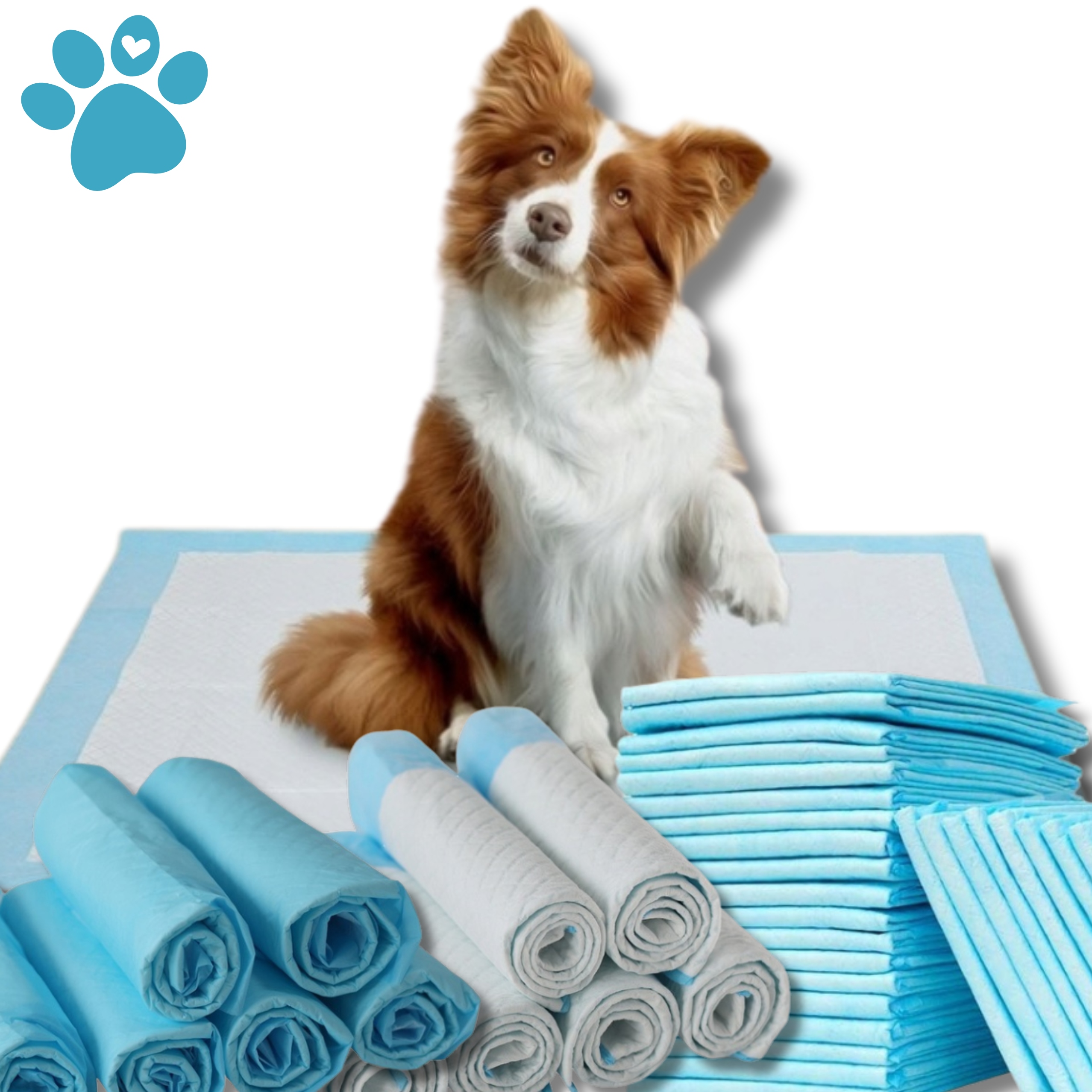 2X Hygienické Podložky Pro Psa Na Jedno Použití Absorpční 60x60 cm 300 Kusů