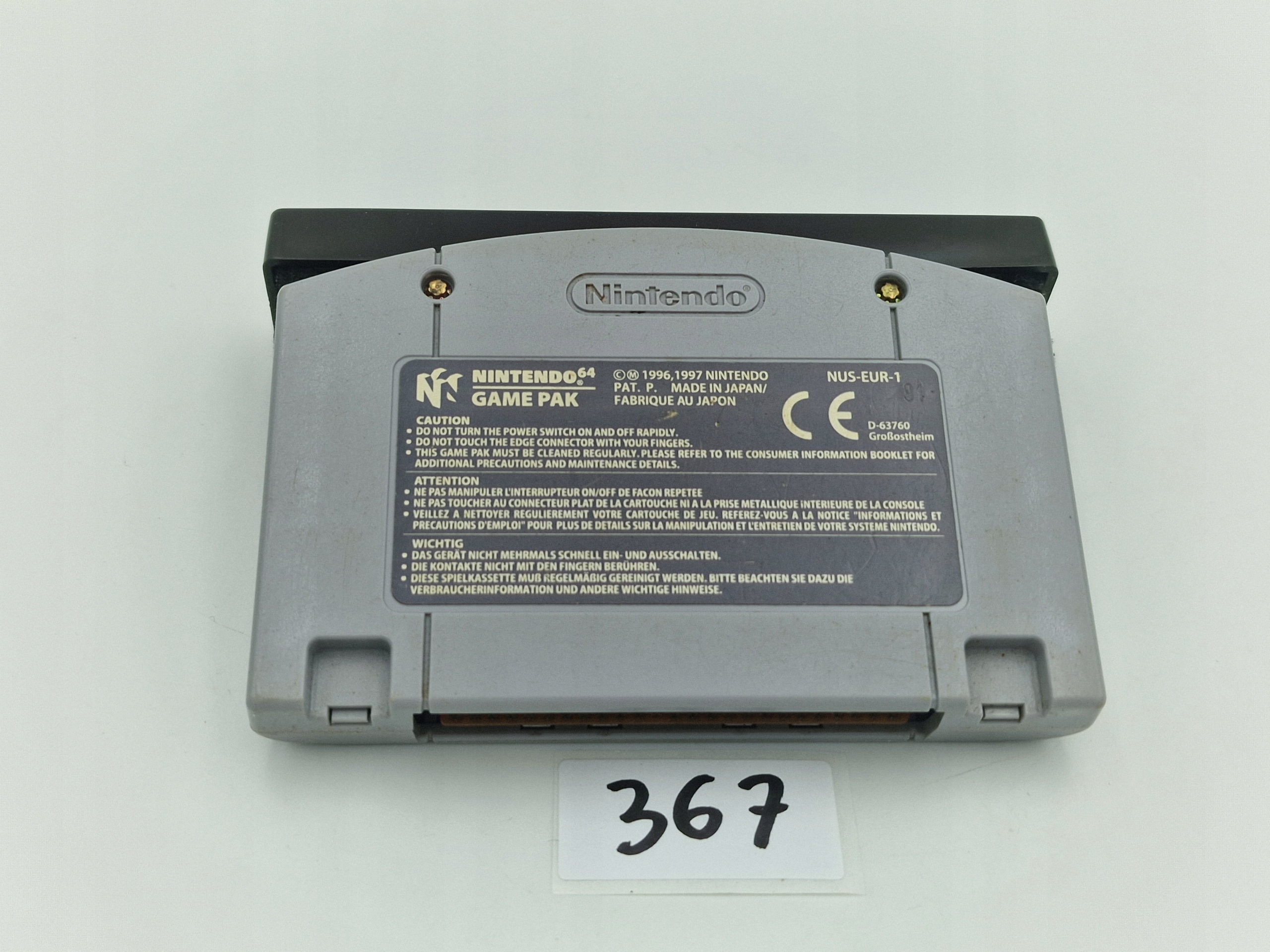 NINTENDO 64 WORLD CUP 98 Platforma Nintendo 64