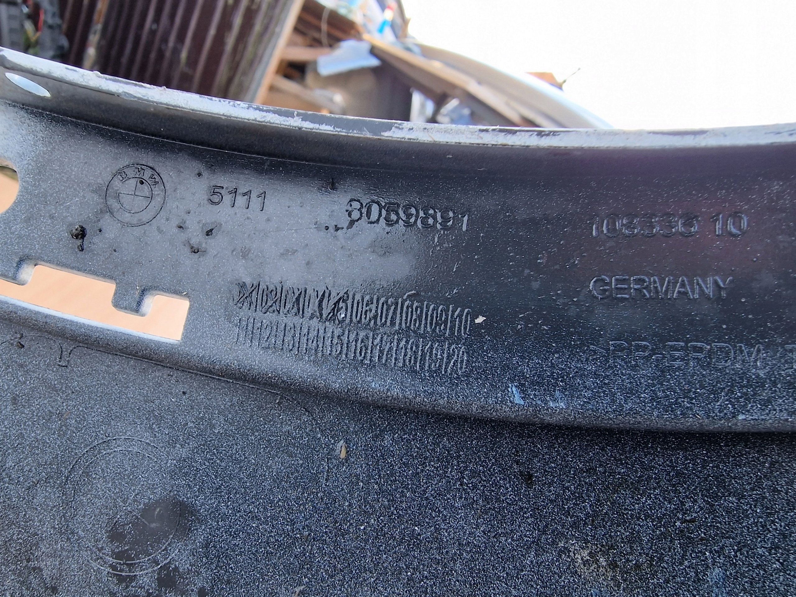 BMW F48 X1 m-packet SPORT bumper front BIALY