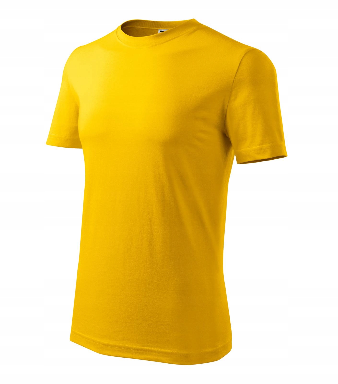 

Męska koszulka T-shirt bawełna żółty L
