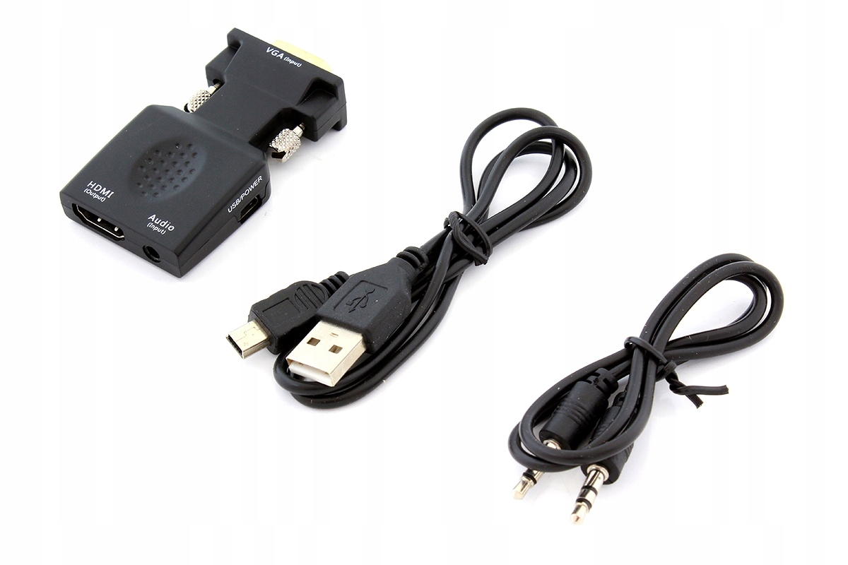 

Konwerter Adapter Vga D-sub Audio Do Hdmi