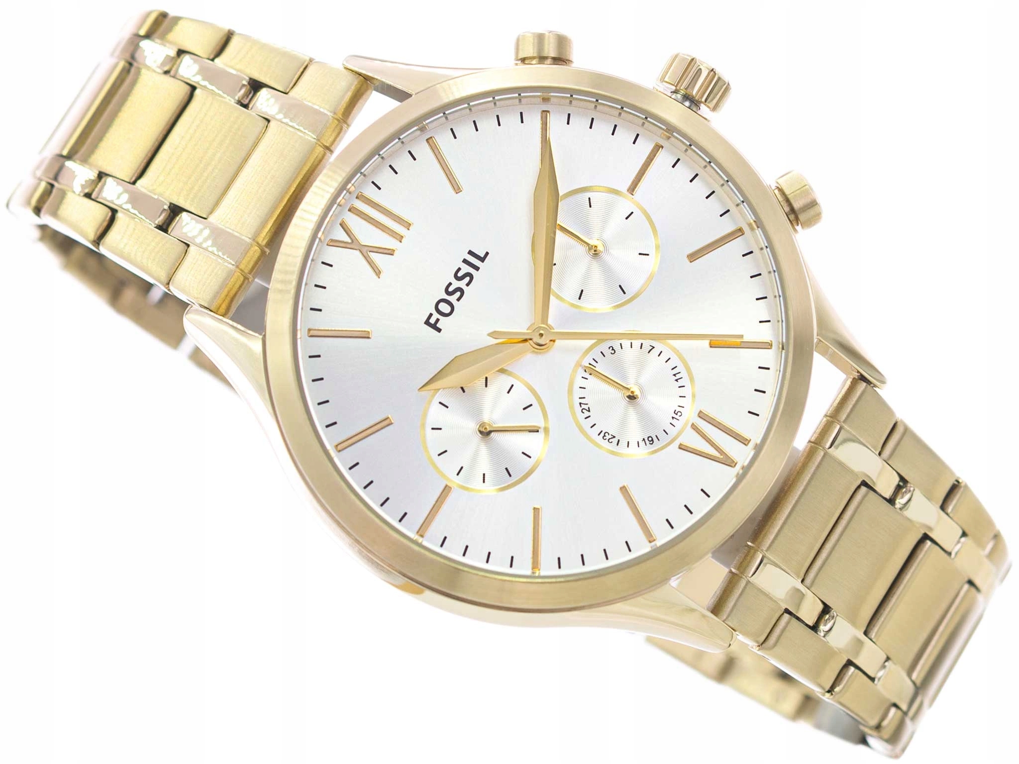 Pánské Hodinky Fossil BQ2809 Fenmore Gold, Originální Elegantní Datum