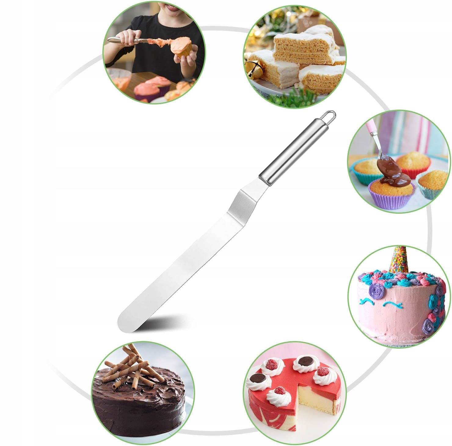 ŁOPATKA NÓŻ CUKIERNICZY DO TORTÓW KREMU CIASTA Marka Aptel