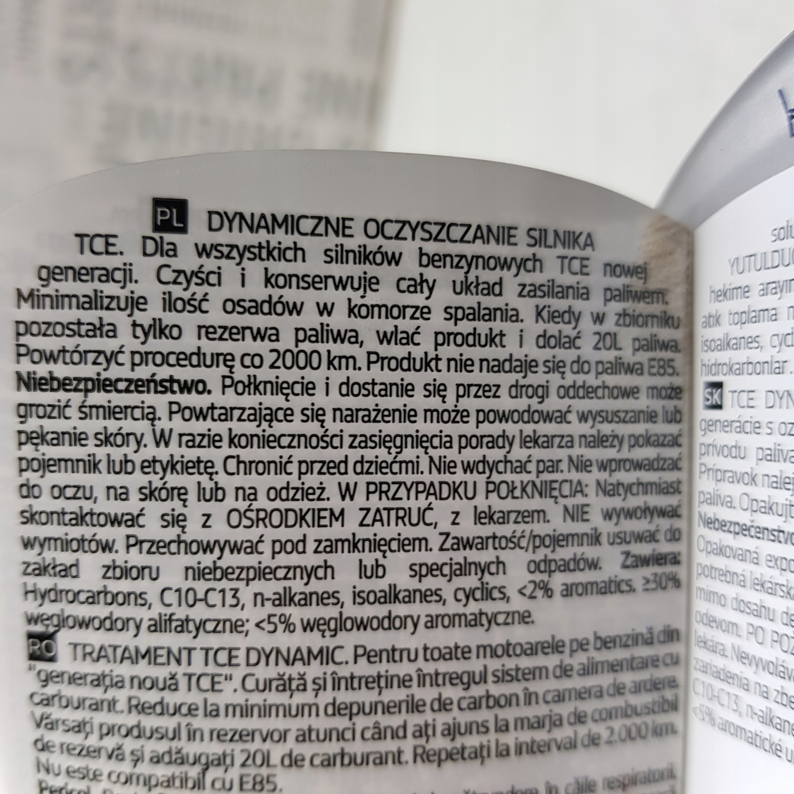 Dodatek do paliwa BENZYNY PETROL RENAULT DACIA TCE Numer katalogowy producenta 7711577614