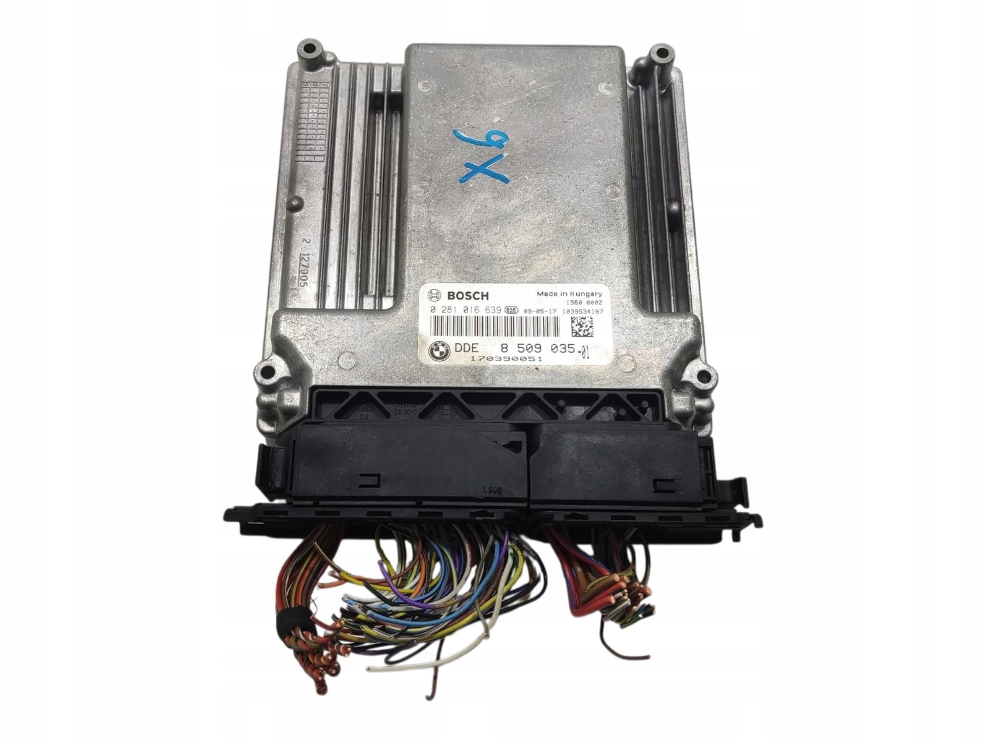 control unit computer of the engine BMW X6 E71 3.0D 2007-2012 8509035