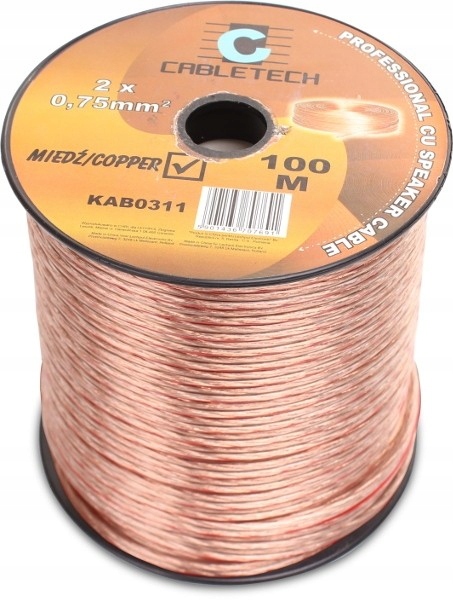 

Kabel głośnikowy 2x0,75mm2 KAB0311