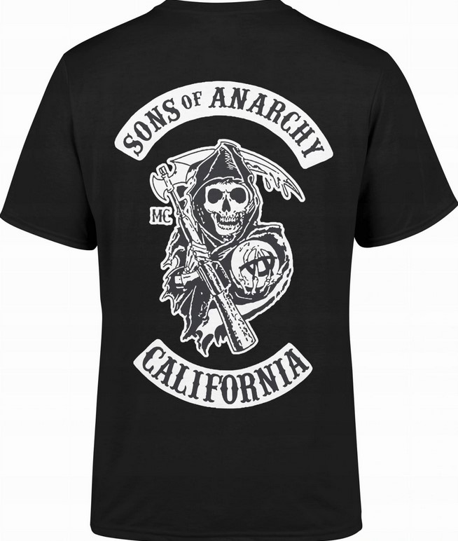 KOSZULKA MĘSKA SYNOWIE ANARCHII SONS ANARCHY 3XL