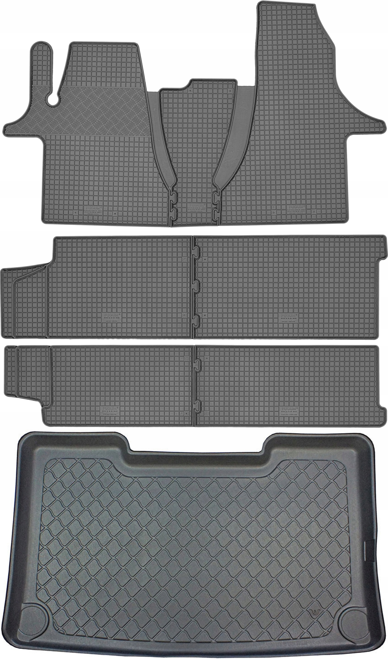 Vw T6.1 Caravelle Short Van 2019 Koberce rohož