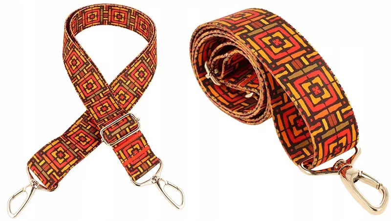 Pasek do torebki 40mm KOSTKA ZEPNIJ Nikiel