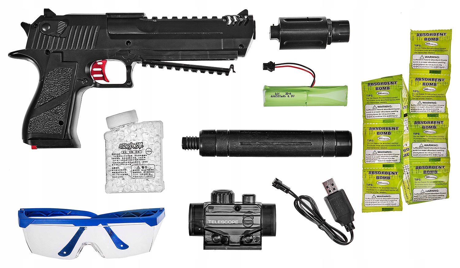 _ KARABIN PISTOLET MP AUTOMAT KULKI ŻELOWE_EAGLE Kod producenta Desert Eagle